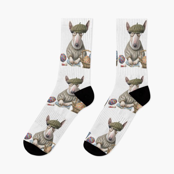 Item preview, Watercolor Bull terrier, bully gift, Bull terrier mom, bull terrier dad, funny bull terrier, I love dogs, dog mom designed and sold by Artsareus.