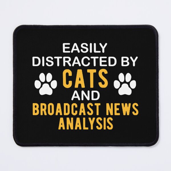 Item preview, Broadcast News Analyst Cat Lover designed and sold by NestaReign.