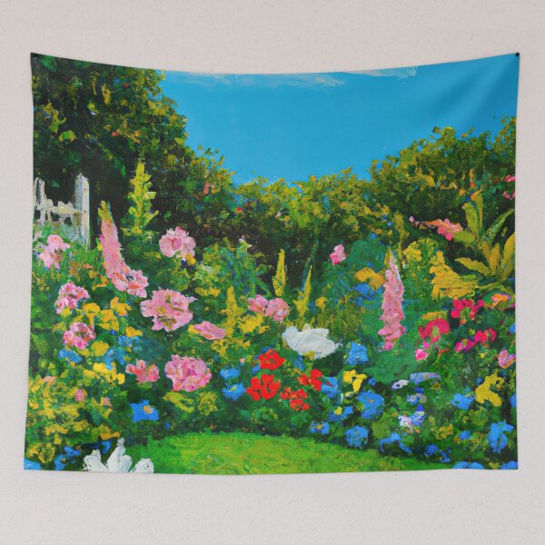 Item preview, Claude Monet - Flower Garden designed and sold by maniacfitness.