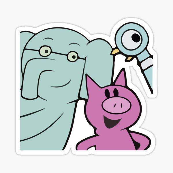 Artikel-Vorschau von Elefant und Schweinchen mit Taube, designt und verkauft von Walidovicstore.
