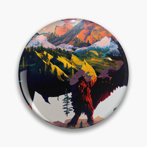 Item preview, Bison nature designed and sold by ChargedShapes.