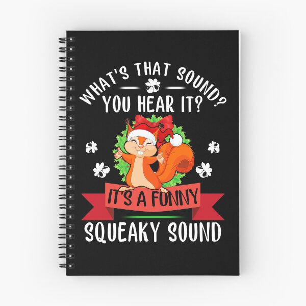 Item preview, It's A Funny Squeaky Sound TShirt Christmas Squirrel  designed and sold by Simeon	 Dorelus.