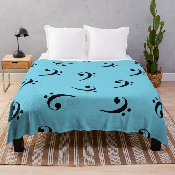 Item preview, Bass clef - borderless pattern designed and sold by piesdesignart.