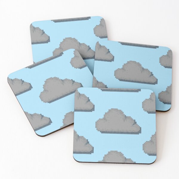 Item preview, Retro Pixel Art Gloomy Cloud Design designed and sold by 8BitTrip.
