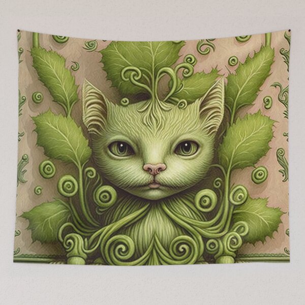 Item preview, vegan cat designed and sold by IA-Power.