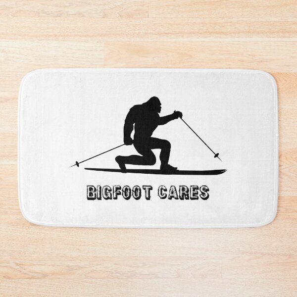 Item preview, Bigfoot Cares Telemark Skiing designed and sold by Esskay Designs.
