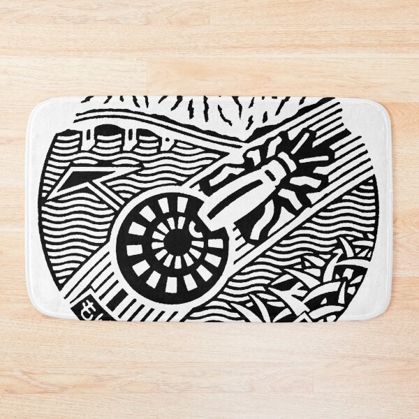 Item preview, Firefly motif on manhole in Japan - Inverted Black designed and sold by mattraski.
