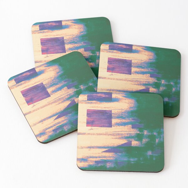 Item preview,  Geometrical water in Blue and Green designed and sold by BlackArtichoke.