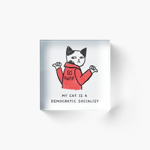 Item preview, Mi gato es un socialista demócrata designed and sold by AndrewStep.