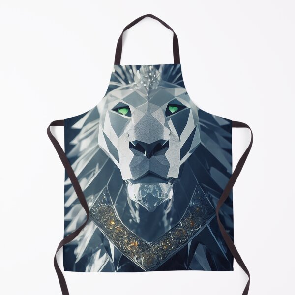 Item preview, GLASS LION WITH GREEN EYES designed and sold by chatzous.