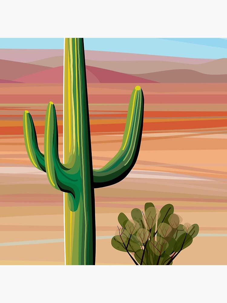 Saguaro Cactus in Sonora Desert by charker