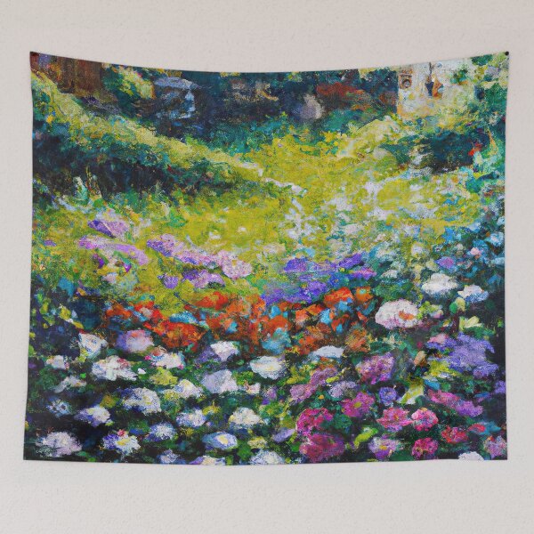Item preview, Flower Garden - Claude Monet designed and sold by maniacfitness.