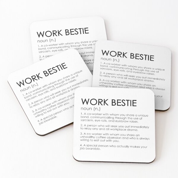 Item preview, Work Bestie designed and sold by DAFIN.