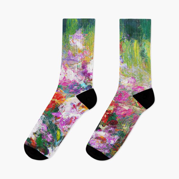 Item preview, Flower Garden - Claude Monet designed and sold by maniacfitness.