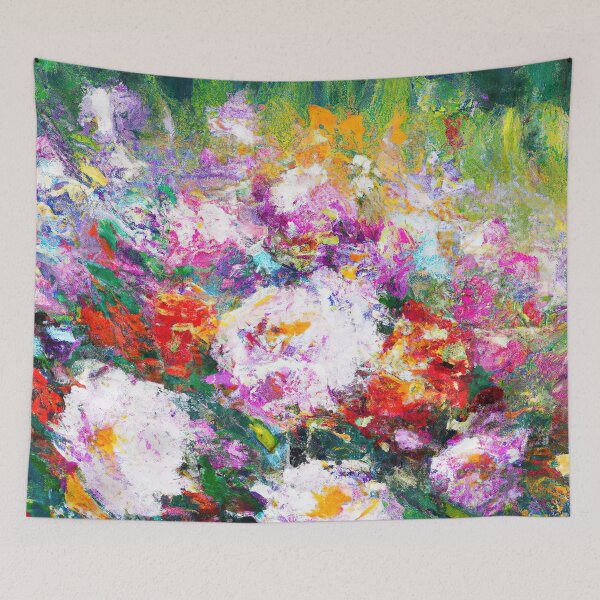 Item preview, Flower Garden - Claude Monet designed and sold by maniacfitness.