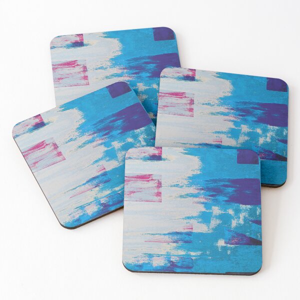 Item preview,  Geometrical water in Vivid Blue designed and sold by BlackArtichoke.
