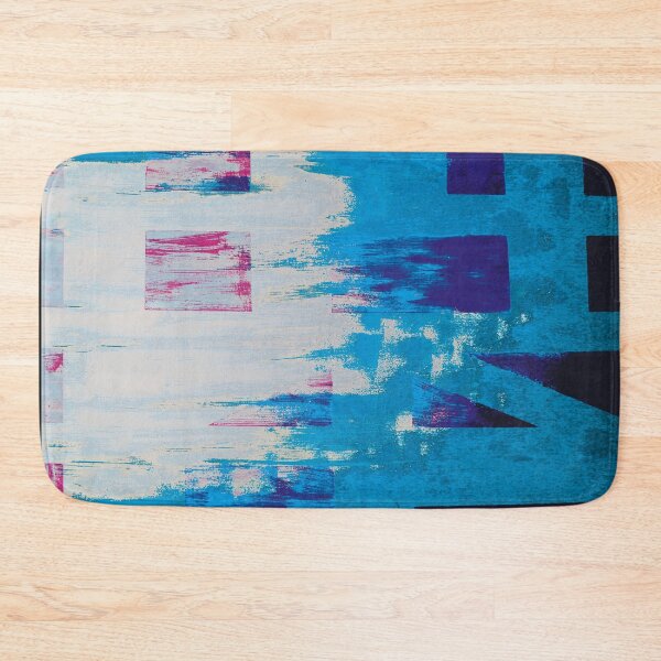 Item preview,  Geometrical water in Vivid Blue designed and sold by BlackArtichoke.