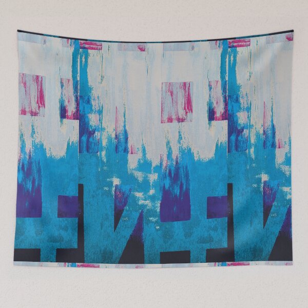 Item preview,  Geometrical water in Vivid Blue designed and sold by BlackArtichoke.
