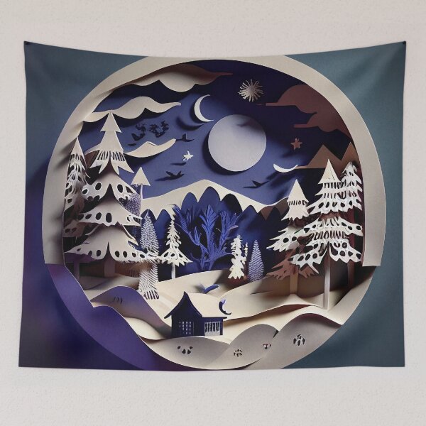 Item preview, christmas night with paper designed and sold by IA-Power.