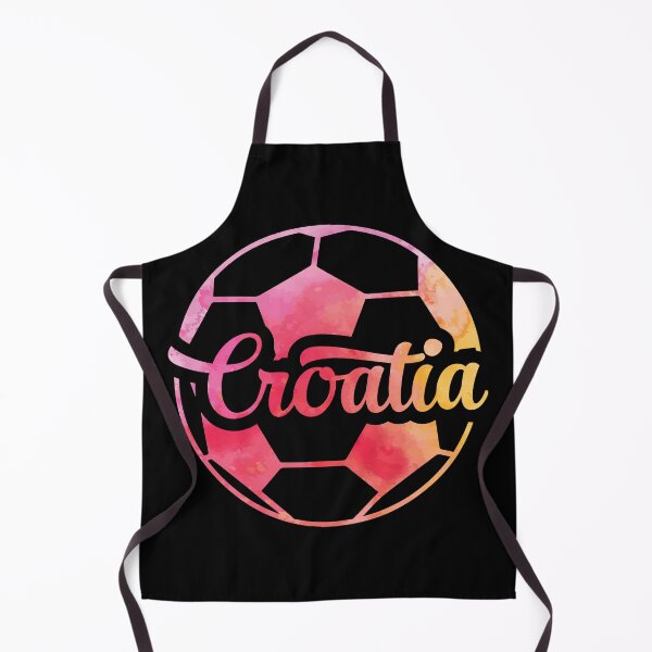 Item preview, Croatia Watercolor Soccer Retro Design designed and sold by CyberneticTees.