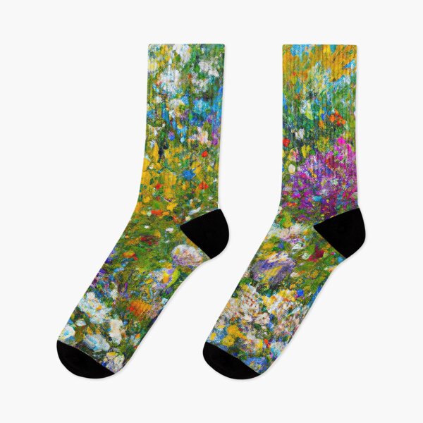 Item preview, Claude Monet Garden of Flowers designed and sold by maniacfitness.