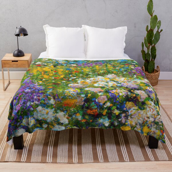 Item preview, Claude Monet Garden of Flowers designed and sold by maniacfitness.