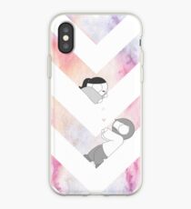 Watercolor Graphic - Pink iPhone Case