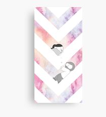 Watercolor Graphic - Pink Canvas Print