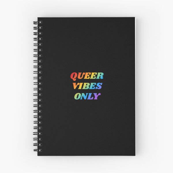 Item preview, Queer Vibes Only rainbow colors designed and sold by Inspirationmotivation.