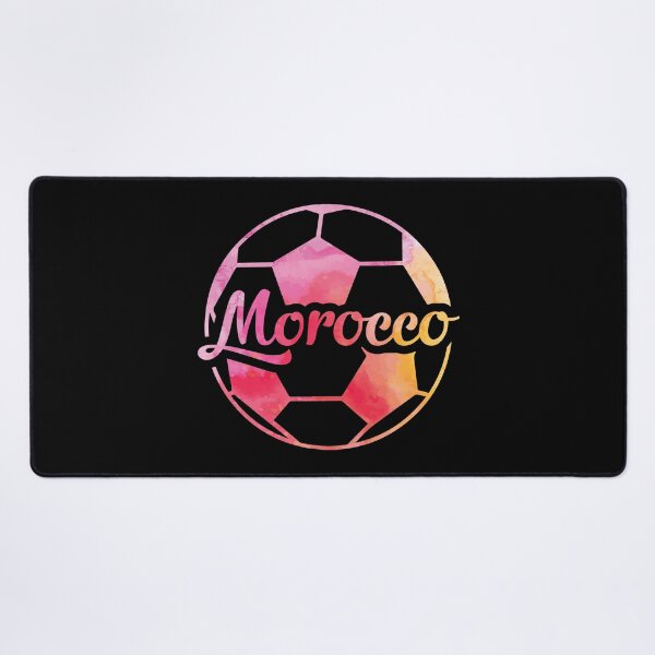 Item preview, Morocco Watercolor Soccer Retro Design designed and sold by CyberneticTees.