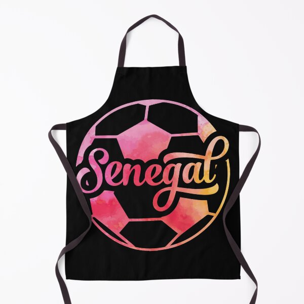 Artikelvorschau, Senegal-Aquarell-Fußball-Retro-Design entworfen und verkauft von CyberneticTees.