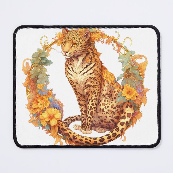 Item preview, golden leopard designed and sold by MckennaiiShop.
