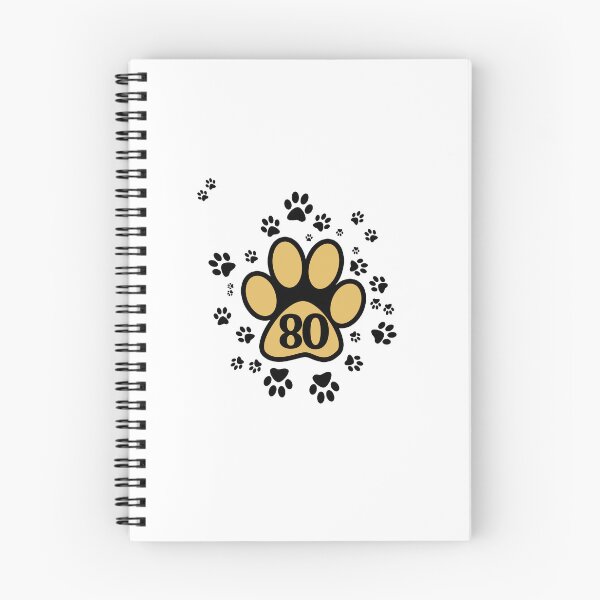 Item preview, 80 - number with animal paws designed and sold by MadandMean.