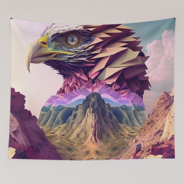 Item preview, eagle and landscape designed and sold by IA-Power.