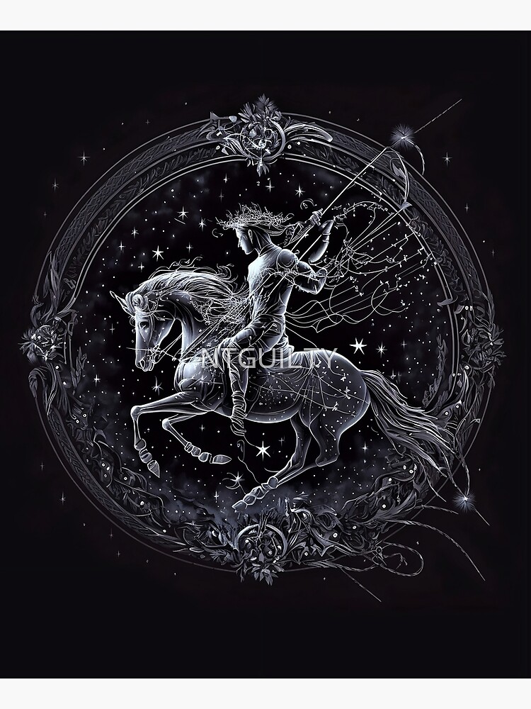 Zodiac Sign Sagittarius November 22 and December 21 Poster