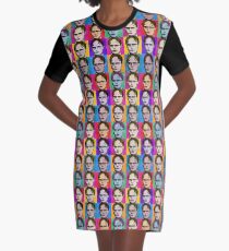 Dwight Schrute Diptych Graphic T-Shirt Dress
