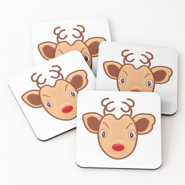 Item preview, Adorable Christmas Red Nose Reindeer  designed and sold by Moyanana.