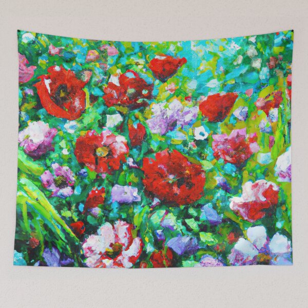 Item preview, Claude Monet Flowers designed and sold by maniacfitness.