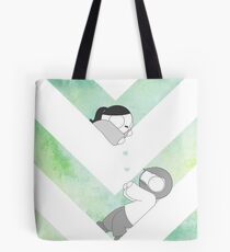 Watercolor Graphic - Green Tote Bag