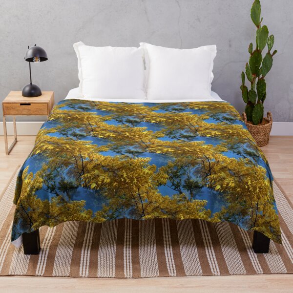 Item preview, Yellow leaves in the blue sky designed and sold by AdioraStore.