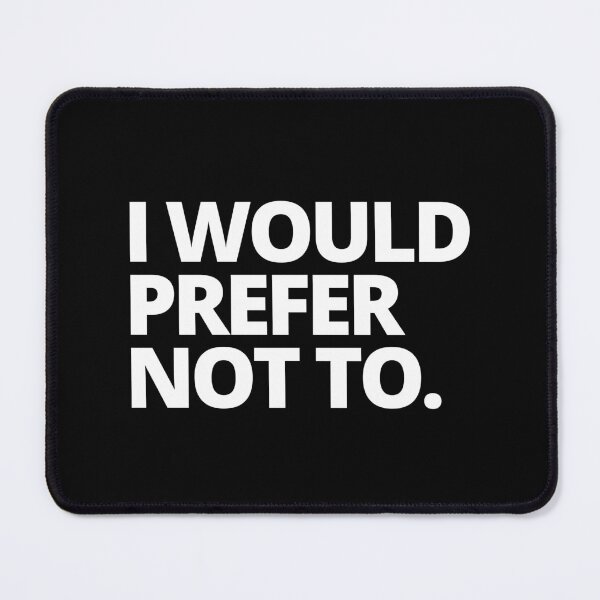 Item preview, I would prefer no to by Zizek designed and sold by Merigold.