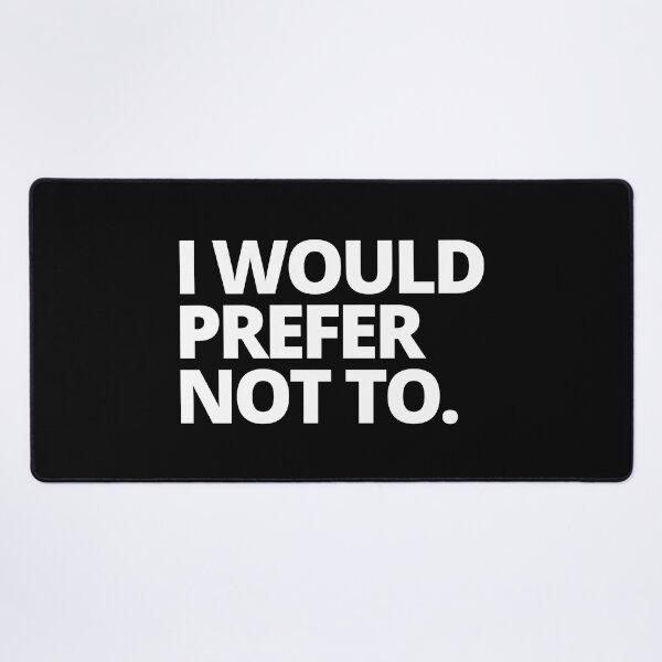Item preview, I would prefer no to by Zizek designed and sold by Merigold.