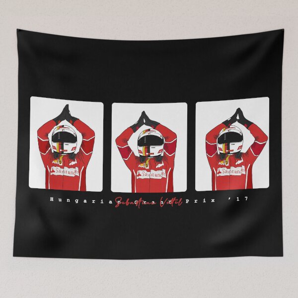 Item preview, Copy of Sebastian Vettel Egyptian Dance - Hungarian GP 2017 (dark) designed and sold by andreanastasio.