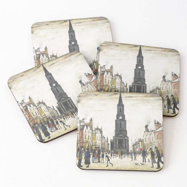 Item preview, Market Scene, Northern Town, 1939 by L S Lowry designed and sold by buzztop.