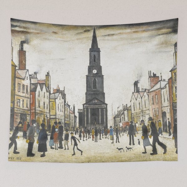 Item preview, Market Scene, Northern Town, 1939 by L S Lowry designed and sold by buzztop.