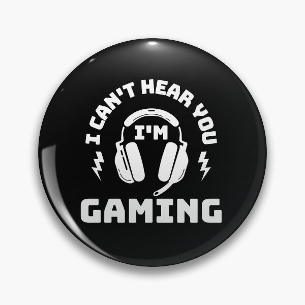 Item preview, Funny Gamer Joke - I Can't Hear You I'm Gaming Gift Idea designed and sold by zakibenj.