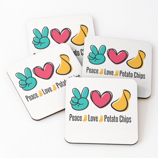 Item preview, Peace Love Potato Chips designed and sold by jaygo.