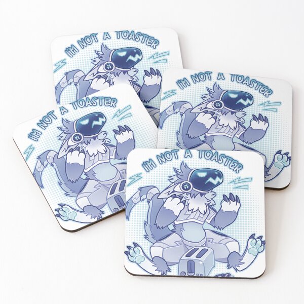 Item preview, Blue Grumpy Protogen  Im not a toaster designed and sold by BrannonErnser.