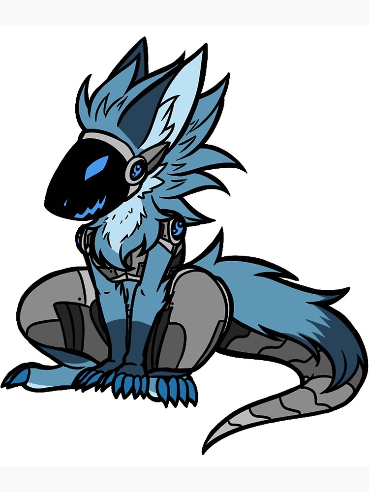 A Happy Protogen profile Sticker for Sale by Hart07