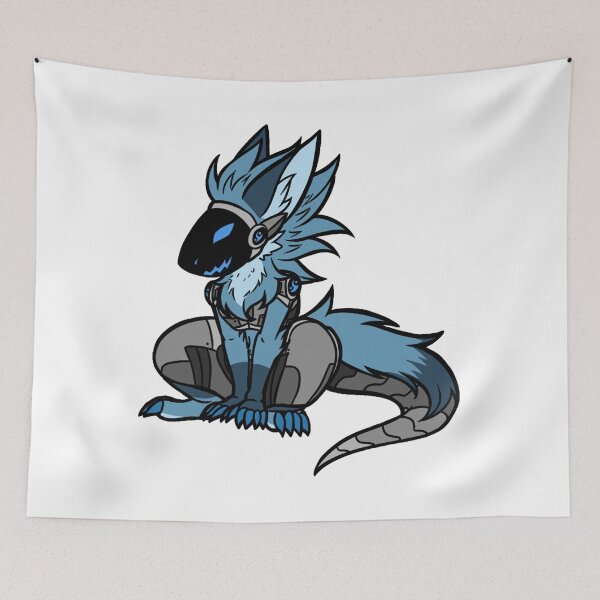 Item preview, Blue protogen Sticker designed and sold by BrannonErnser.